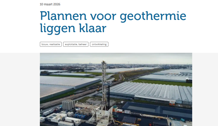 20260318 Plannen voor geothermie liggen klaar - Warmtenetwerk