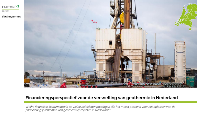 20260729 Rapport financieringsperspectief geothermie
