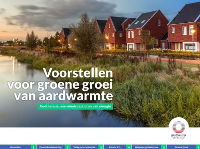 Cover Voorstellen voor groene groei van aardwarmte