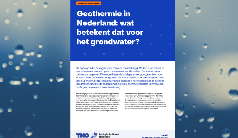 TNO grondwater website